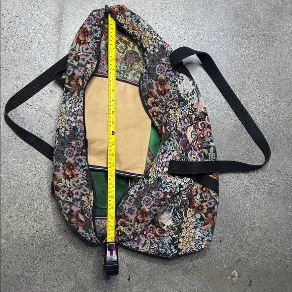 Vintage Victoria Rosenthal Design Floral Tapestry Weekender Bag - Picture 14 of 16